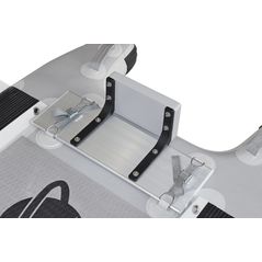 Saturn Extra Wide Inflatable Fishing Motor Board Skiff