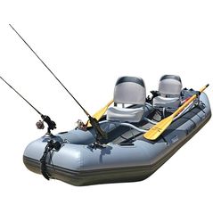 Saturn Fly Fishing River raft setup with optional accessories