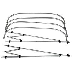 Parts of 4 bow bimini for inflatable boats v2