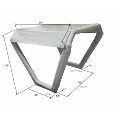Air Shade - Inflatable Sun Shade Bimini. Dimensions