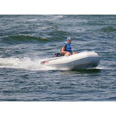 Saturn Inflatable Boat SD330 in ocean