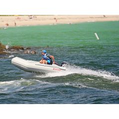 Saturn Inflatable Boat SD330 in ocean