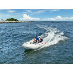 Saturn Inflatable Boat SD330 in ocean