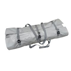 Deflated and stored in carry bag