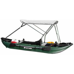 Saturn OLD Inflatable Fishing Kayak FK396N Green