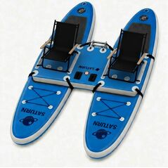 Inflatable Catamaran Platform for Two Paddle Boards