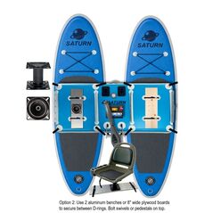 Inflatable Catamaran Platform for Two Paddle Boards