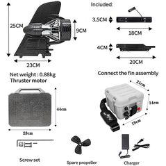 DEMO Electric Fin Motor For Kayaks and SUPs V2
