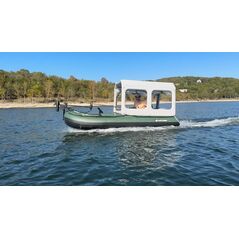 Air Tent Installed on FB385 Saturn Boat