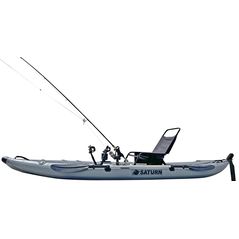Saturn Pedal Kayak PFK365 with optional rudder installed