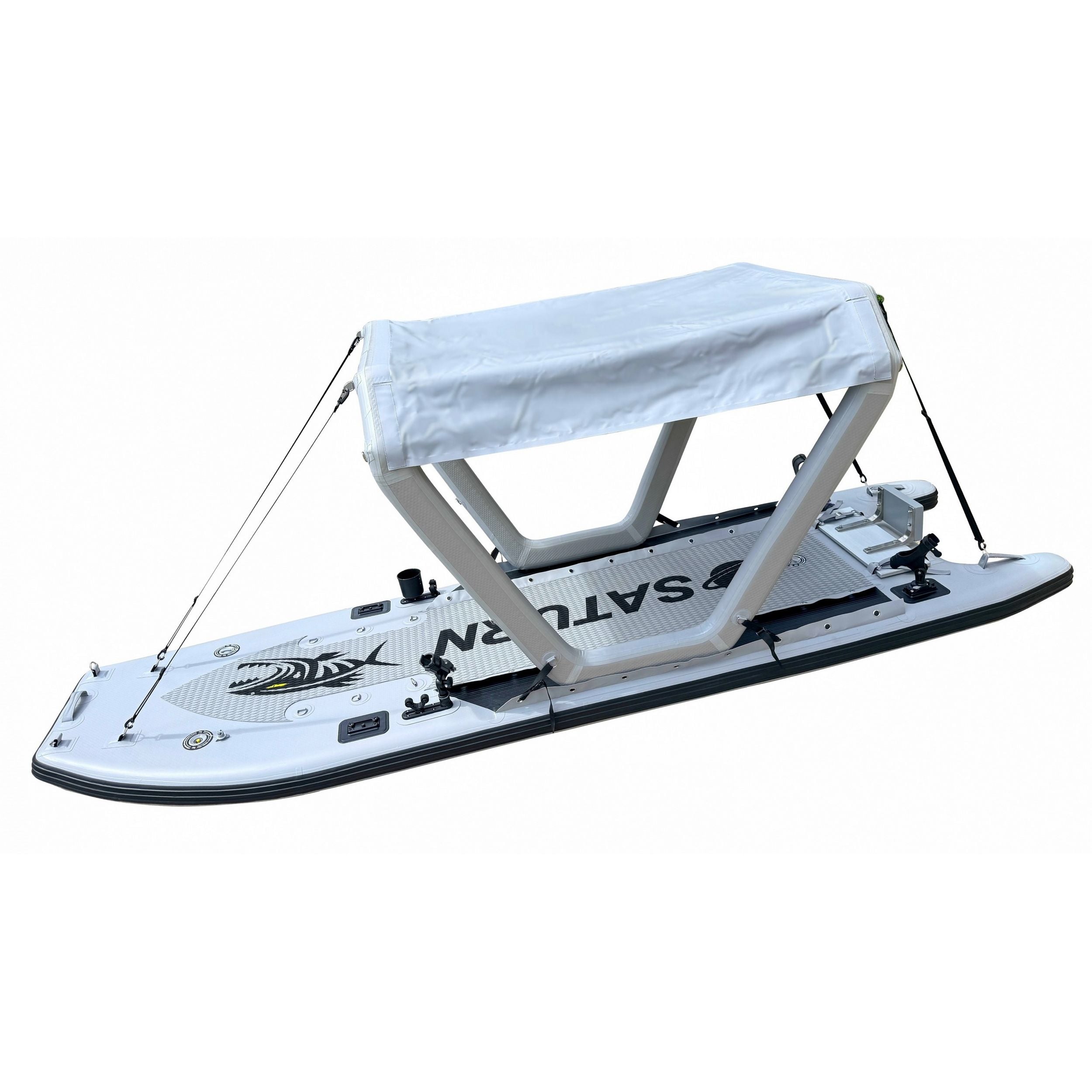 Saturn Xtreme Dual Motor Mount Pro-Angler Inflatable Fishing