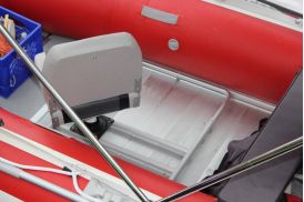 Seating Frame installed on a boat