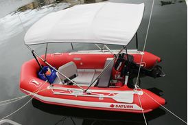 Seating Frame installed on a boat