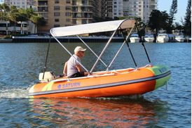 2-Bow Folding Bimini Top