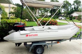 2-Bow bimini on SD330 boat