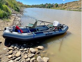 Fly Fishing River Raft