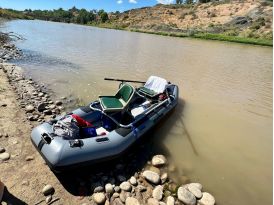 Fly Fishing River Raft