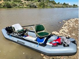 Fly Fishing River Raft