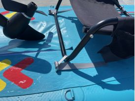 Easy attachment system for beach chairs