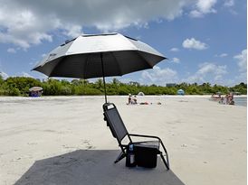 Umbrella installed
