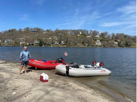 Customer's pic of 2 x SD385 boats
