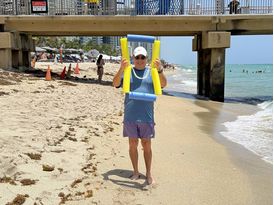 Portable Flotation Device for Swimming