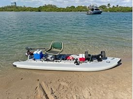 MSUP365 with fishing chair setup
