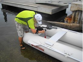 12 Volts 55 Lbs Electric  Outboard