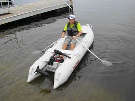 12 Volts 55 Lbs Electric  Outboard