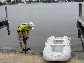 12 Volts 55 Lbs Electric  Outboard