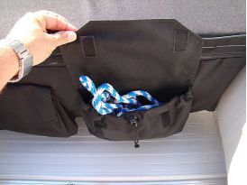Use another pouch to store the anchor rope