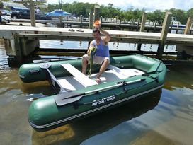 Saturn Inflatable Extra Wide Boat