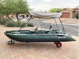 2-Bow Bimini on SK470XL KaBoat