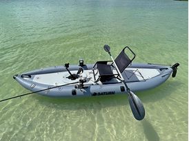 Pedal kayak with Saturn Chair