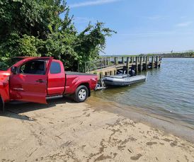 Customer's picture of HD430 boat