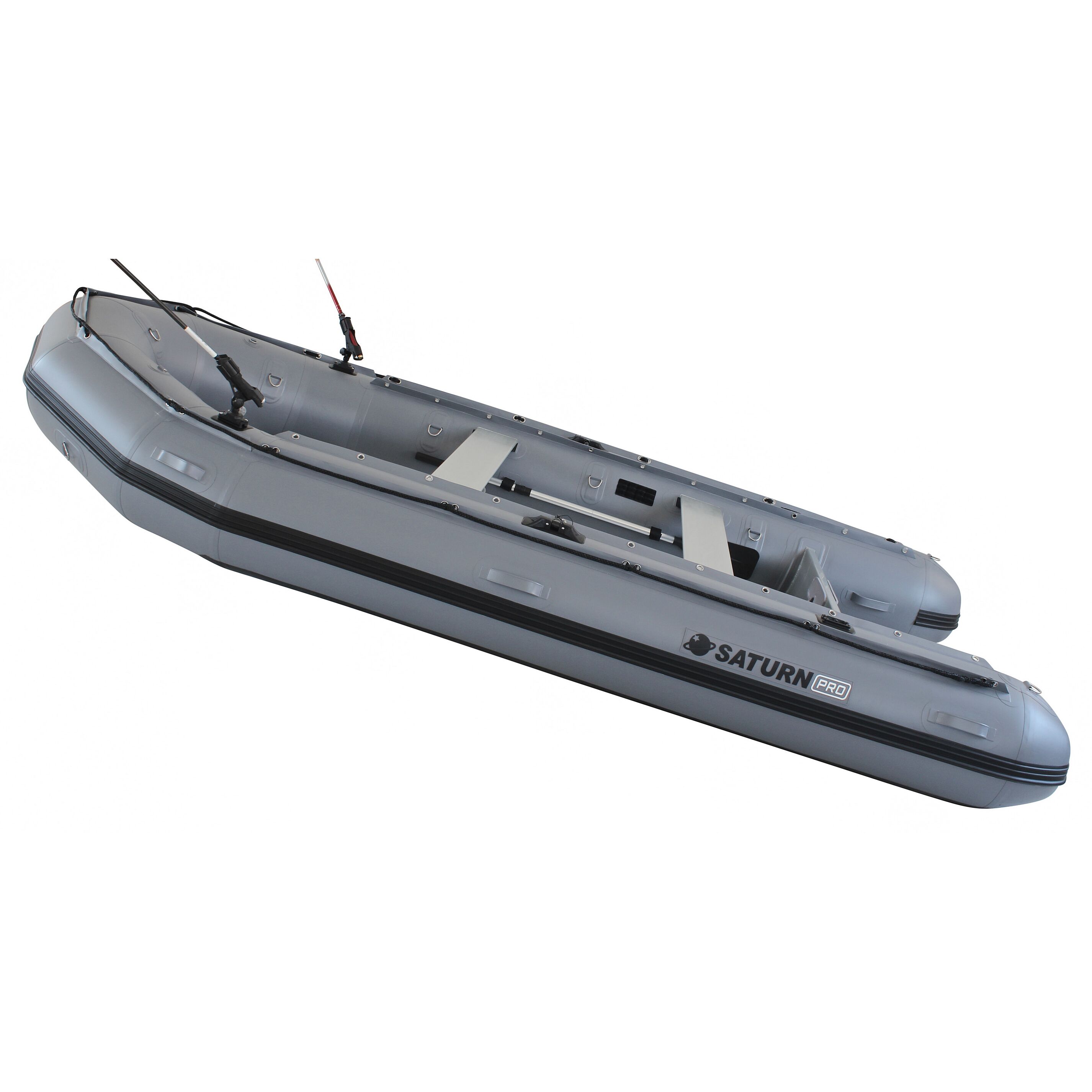 Shop 14' Saturn PRO430 Professional-Grade Inflatable Boat with Aluminum ...