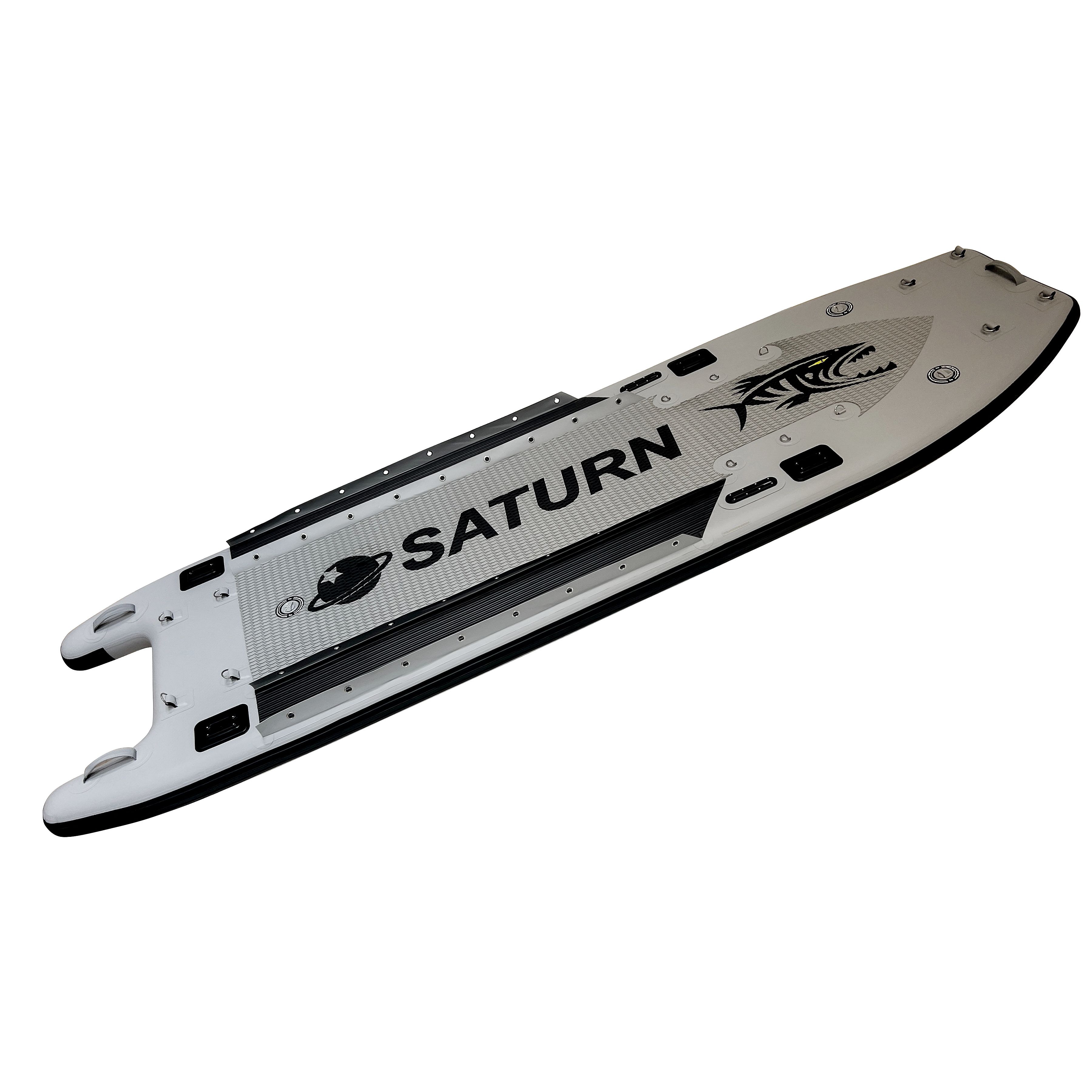 Saturn Xtreme Dual Motor Mount Pro-Angler Inflatable Fishing