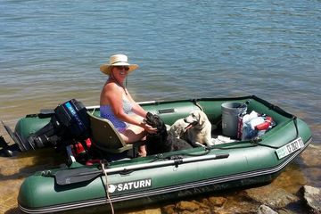 Seating Frame installed on a boat