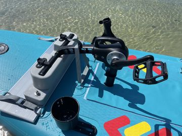 Pedal drive lowered and secured