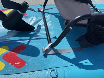 Easy attachment system for beach chairs