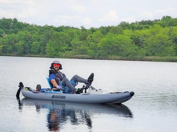 Customer's pic of pedal kayak