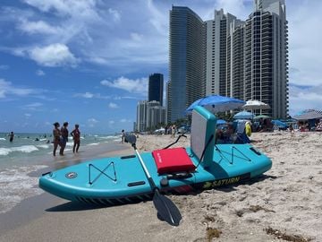 Saturn Travel Kayak on a beach