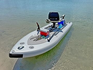 MSUP365 with fishing chair setup
