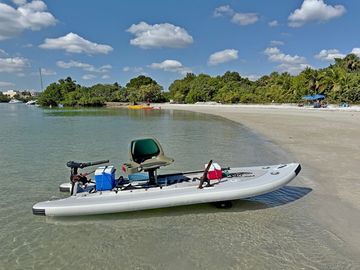 Frame installed on Skiff