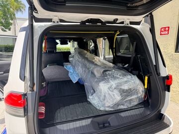 Fit into large SUV or truck