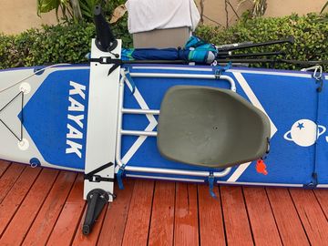 Frame on SUP board