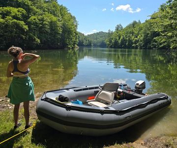 Customer's picture of HD430 boat