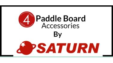 Infographic of accessories for paddle boards