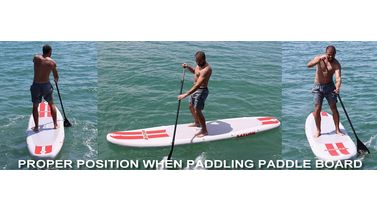 Proper positions for stand up paddle boarding