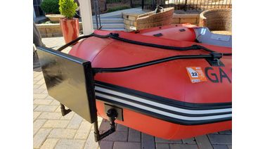 DIY motor mount for bow of inflatable boat